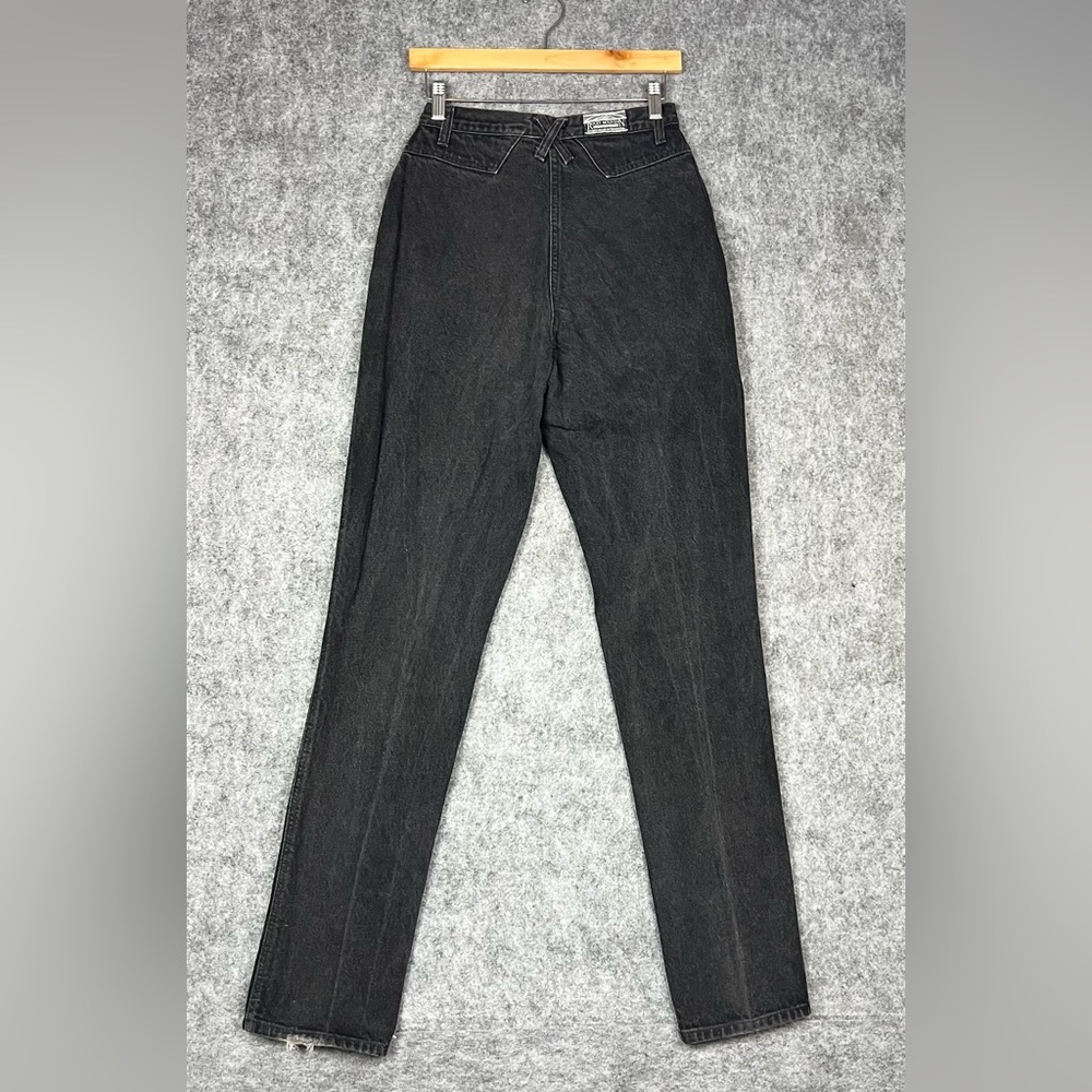 Vintage Rocky Mountain Jeans Womens 9/10x36 Black High Rise Western Denim - Picture 8 of 11